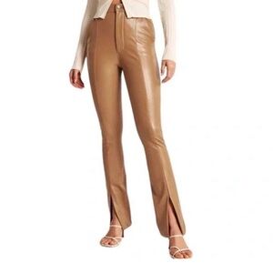 Abercrombie women’s faux leather pants size 31/12 ultra high-rise